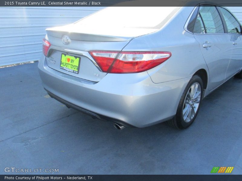 Celestial Silver Metallic / Black 2015 Toyota Camry LE
