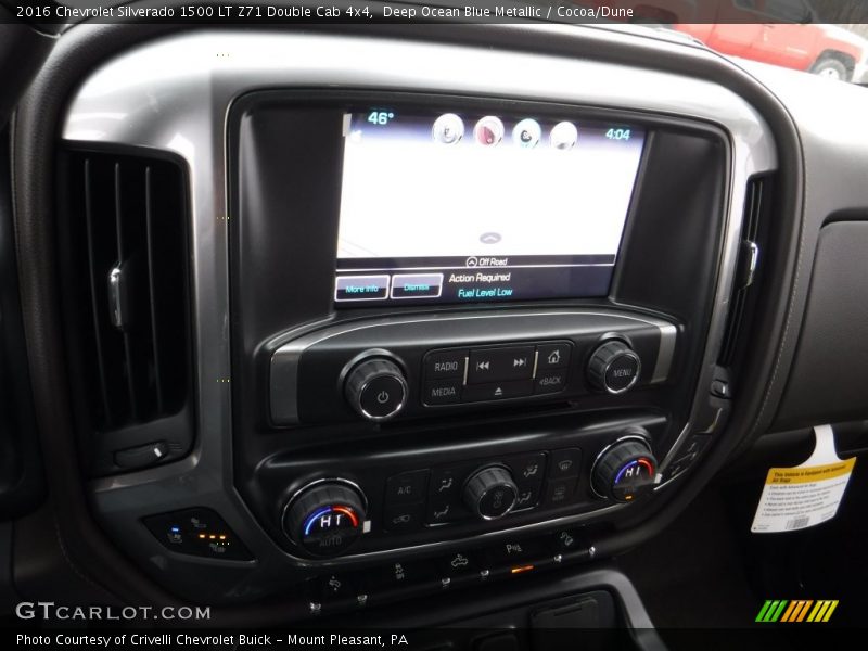 Controls of 2016 Silverado 1500 LT Z71 Double Cab 4x4