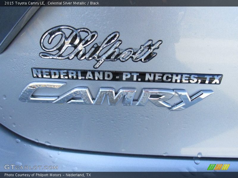 Celestial Silver Metallic / Black 2015 Toyota Camry LE