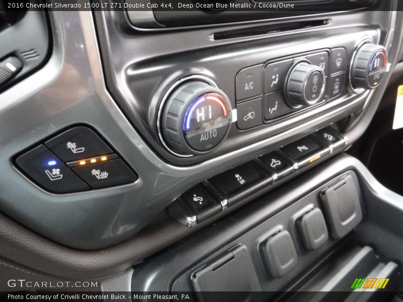 Controls of 2016 Silverado 1500 LT Z71 Double Cab 4x4