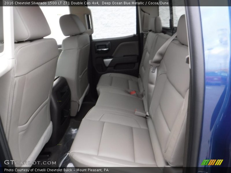 Rear Seat of 2016 Silverado 1500 LT Z71 Double Cab 4x4