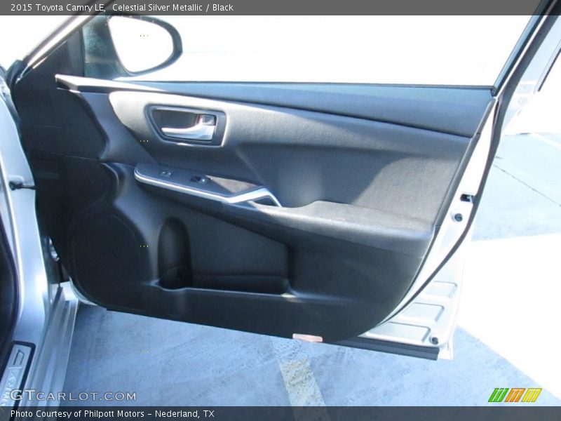 Celestial Silver Metallic / Black 2015 Toyota Camry LE