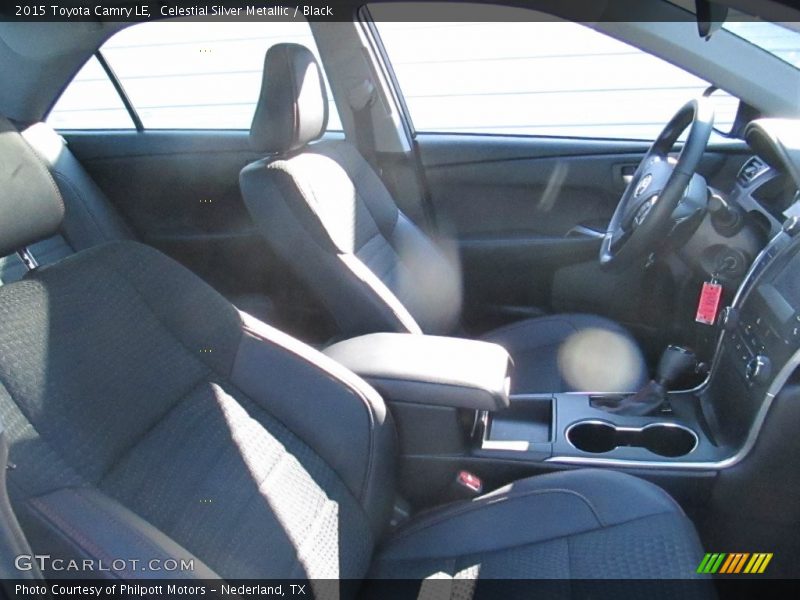 Celestial Silver Metallic / Black 2015 Toyota Camry LE