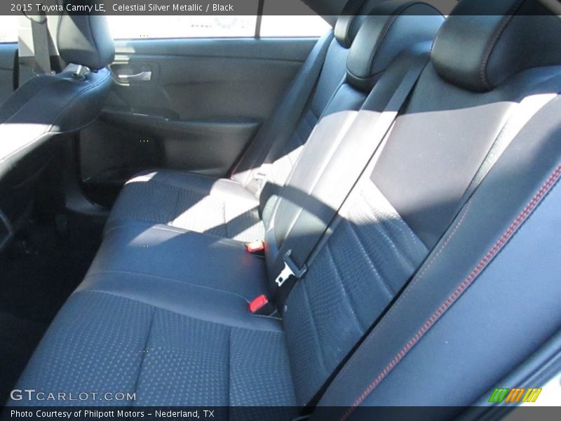 Celestial Silver Metallic / Black 2015 Toyota Camry LE