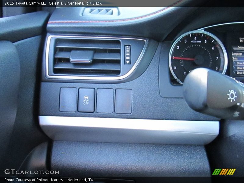 Celestial Silver Metallic / Black 2015 Toyota Camry LE