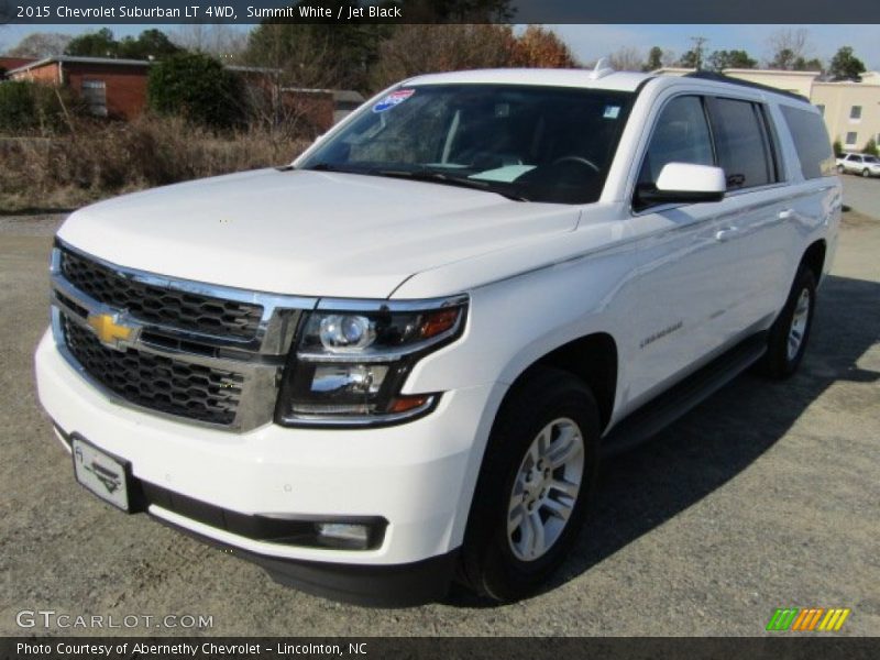 Summit White / Jet Black 2015 Chevrolet Suburban LT 4WD