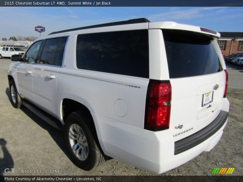 Summit White / Jet Black 2015 Chevrolet Suburban LT 4WD