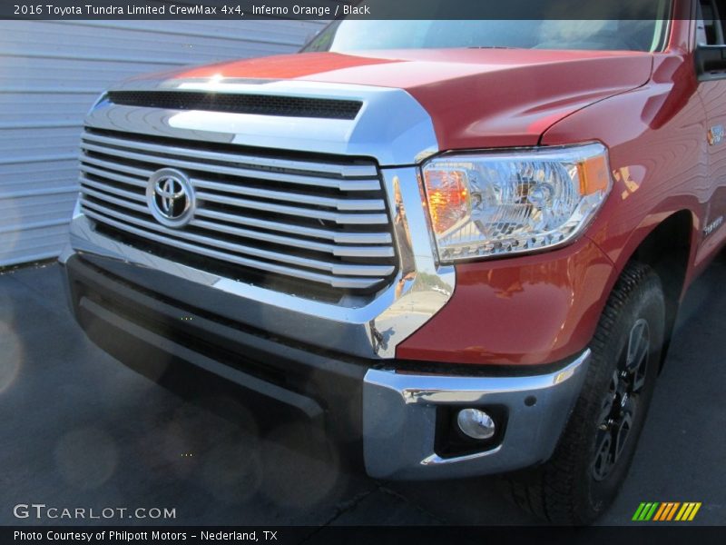 Inferno Orange / Black 2016 Toyota Tundra Limited CrewMax 4x4