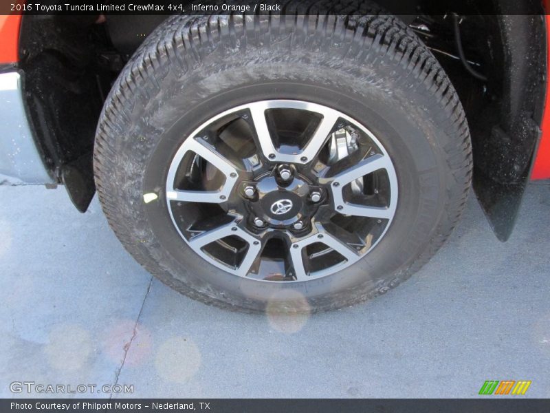 Inferno Orange / Black 2016 Toyota Tundra Limited CrewMax 4x4