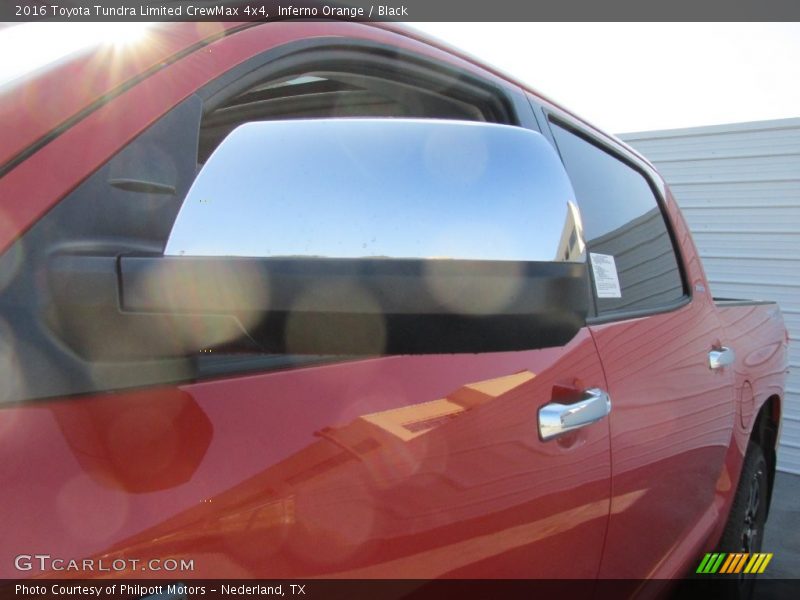 Inferno Orange / Black 2016 Toyota Tundra Limited CrewMax 4x4