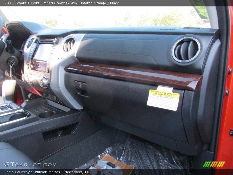 Inferno Orange / Black 2016 Toyota Tundra Limited CrewMax 4x4