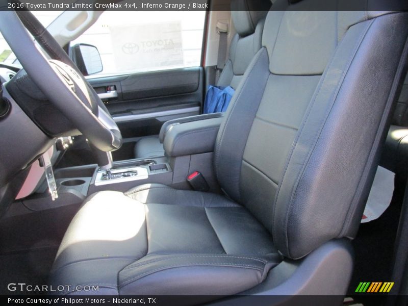Inferno Orange / Black 2016 Toyota Tundra Limited CrewMax 4x4