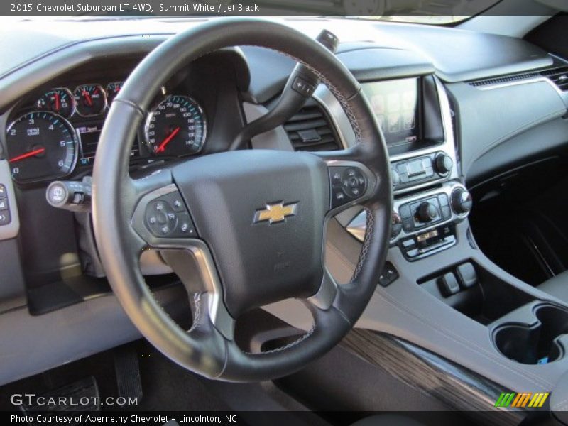 Summit White / Jet Black 2015 Chevrolet Suburban LT 4WD