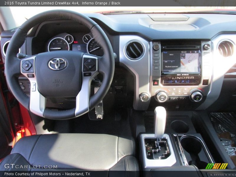 Inferno Orange / Black 2016 Toyota Tundra Limited CrewMax 4x4