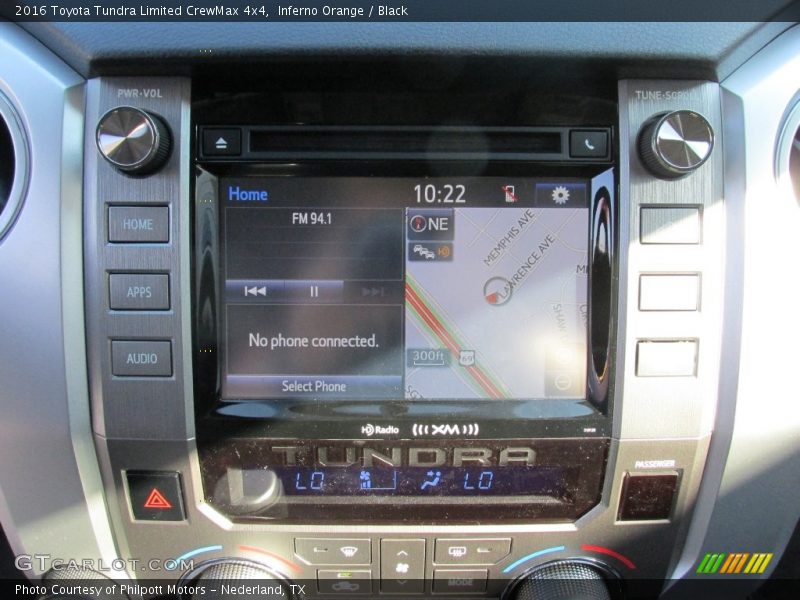 Inferno Orange / Black 2016 Toyota Tundra Limited CrewMax 4x4