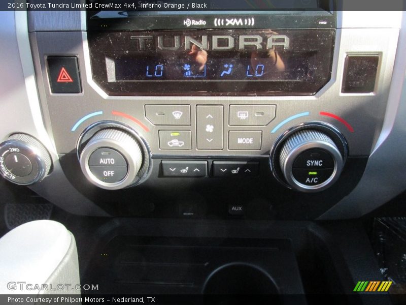 Inferno Orange / Black 2016 Toyota Tundra Limited CrewMax 4x4