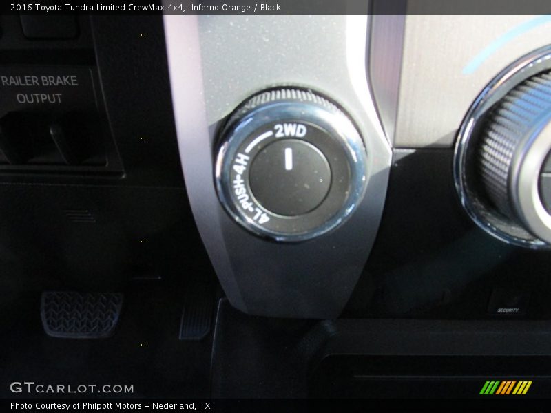Inferno Orange / Black 2016 Toyota Tundra Limited CrewMax 4x4