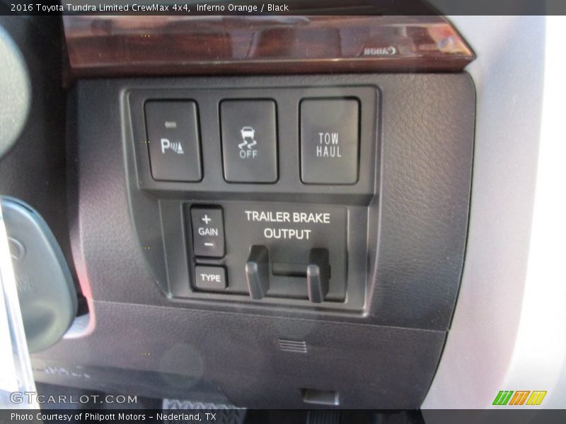 Inferno Orange / Black 2016 Toyota Tundra Limited CrewMax 4x4