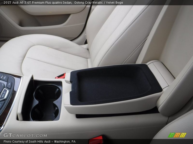 Oolong Gray Metallic / Velvet Beige 2015 Audi A6 3.0T Premium Plus quattro Sedan