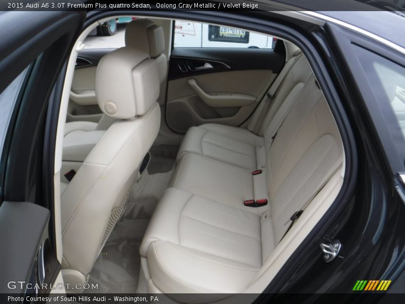 Oolong Gray Metallic / Velvet Beige 2015 Audi A6 3.0T Premium Plus quattro Sedan