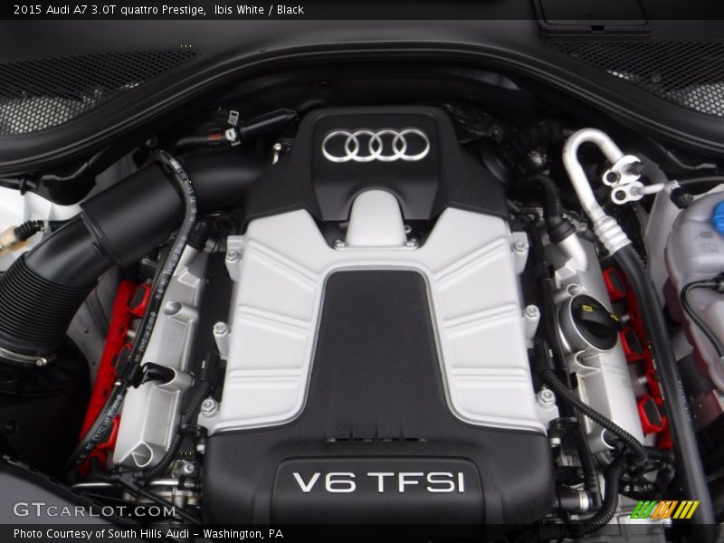 Ibis White / Black 2015 Audi A7 3.0T quattro Prestige