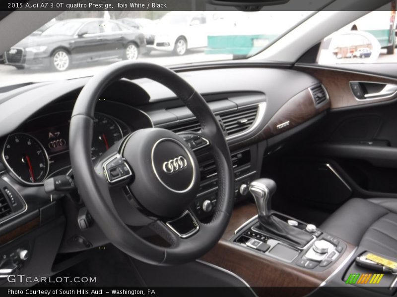 Ibis White / Black 2015 Audi A7 3.0T quattro Prestige