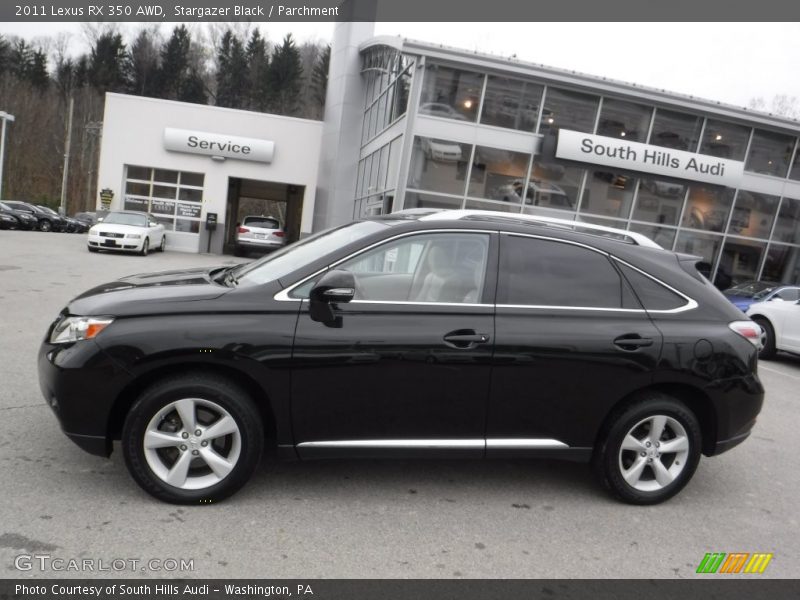 Stargazer Black / Parchment 2011 Lexus RX 350 AWD