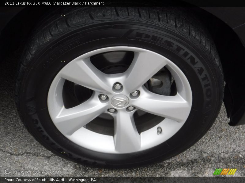 Stargazer Black / Parchment 2011 Lexus RX 350 AWD
