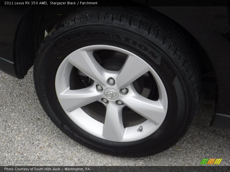 Stargazer Black / Parchment 2011 Lexus RX 350 AWD