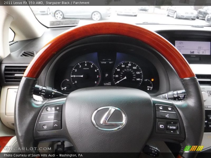 Stargazer Black / Parchment 2011 Lexus RX 350 AWD