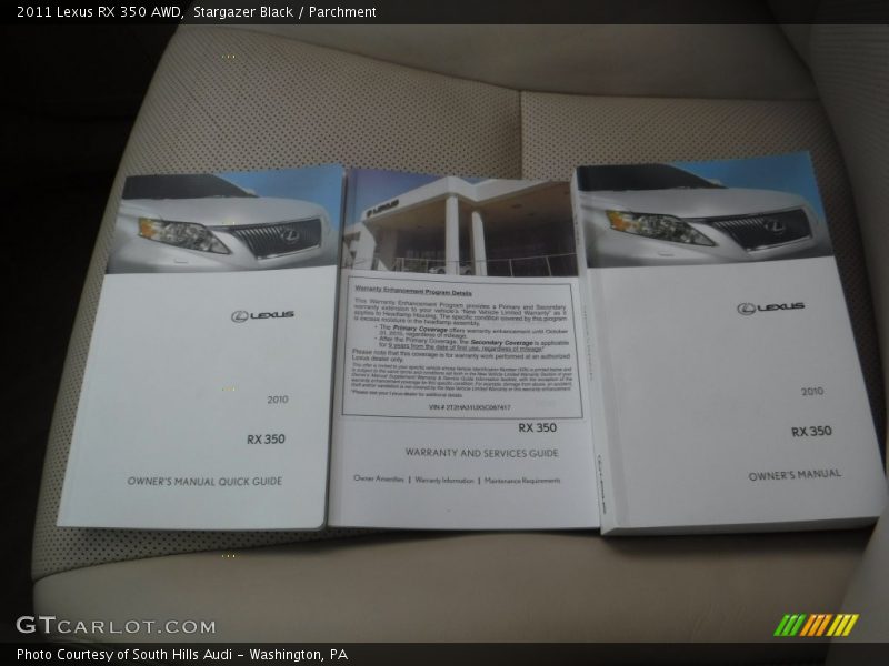 Stargazer Black / Parchment 2011 Lexus RX 350 AWD