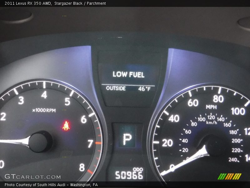Stargazer Black / Parchment 2011 Lexus RX 350 AWD