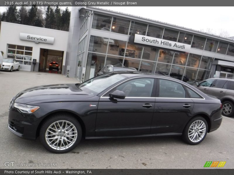 Oolong Grey Metallic / Nougat Brown 2016 Audi A6 3.0 TFSI Prestige quattro