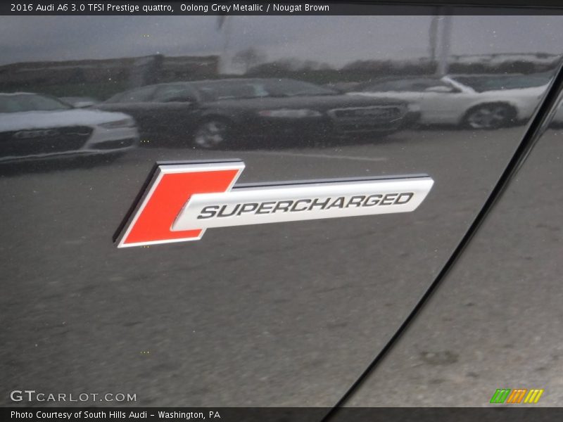 Oolong Grey Metallic / Nougat Brown 2016 Audi A6 3.0 TFSI Prestige quattro