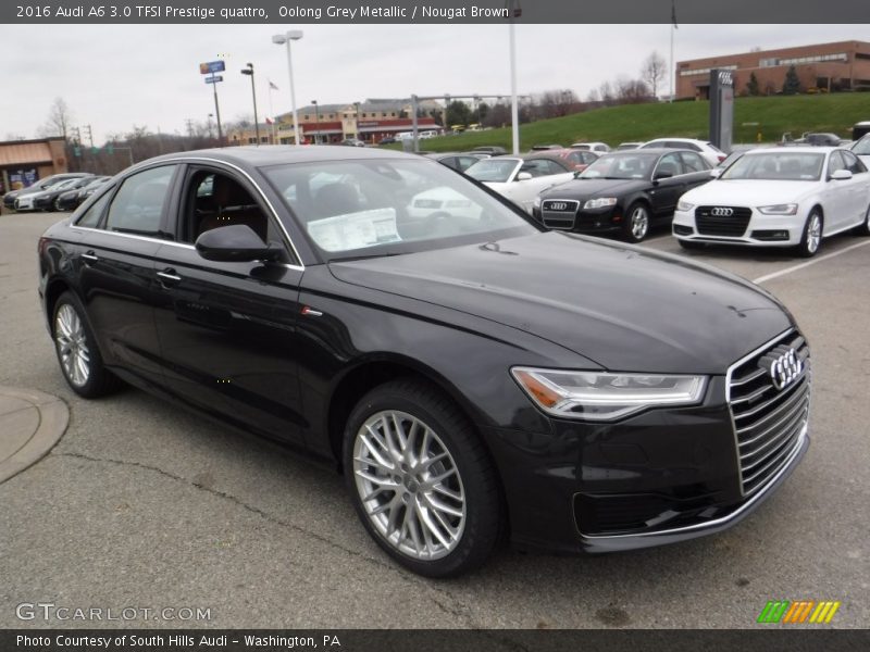 Front 3/4 View of 2016 A6 3.0 TFSI Prestige quattro