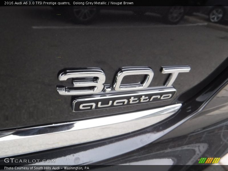 Oolong Grey Metallic / Nougat Brown 2016 Audi A6 3.0 TFSI Prestige quattro