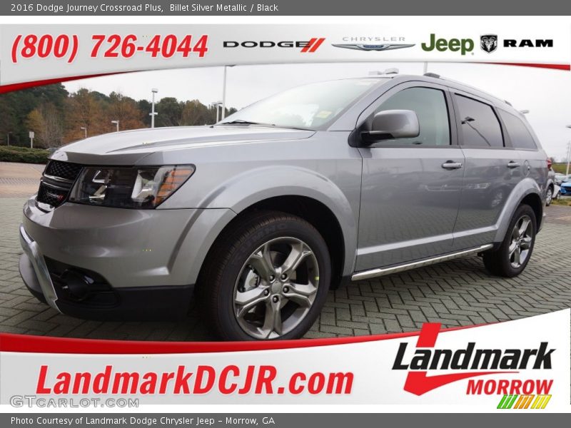 Billet Silver Metallic / Black 2016 Dodge Journey Crossroad Plus