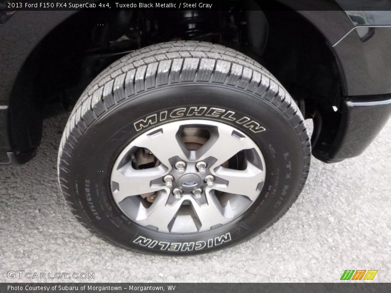 Tuxedo Black Metallic / Steel Gray 2013 Ford F150 FX4 SuperCab 4x4