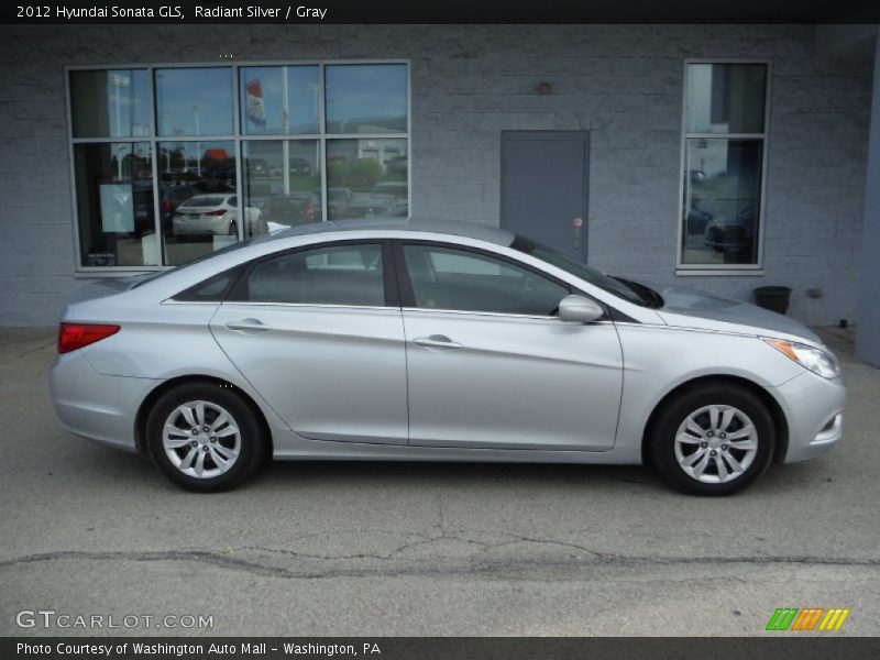 Radiant Silver / Gray 2012 Hyundai Sonata GLS