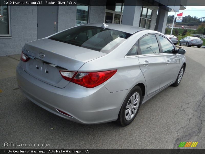 Radiant Silver / Gray 2012 Hyundai Sonata GLS