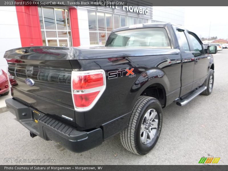 Tuxedo Black Metallic / Steel Gray 2013 Ford F150 FX4 SuperCab 4x4