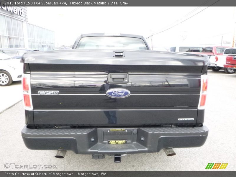 Tuxedo Black Metallic / Steel Gray 2013 Ford F150 FX4 SuperCab 4x4