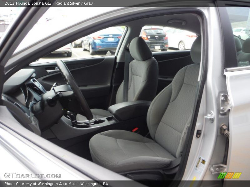 Radiant Silver / Gray 2012 Hyundai Sonata GLS