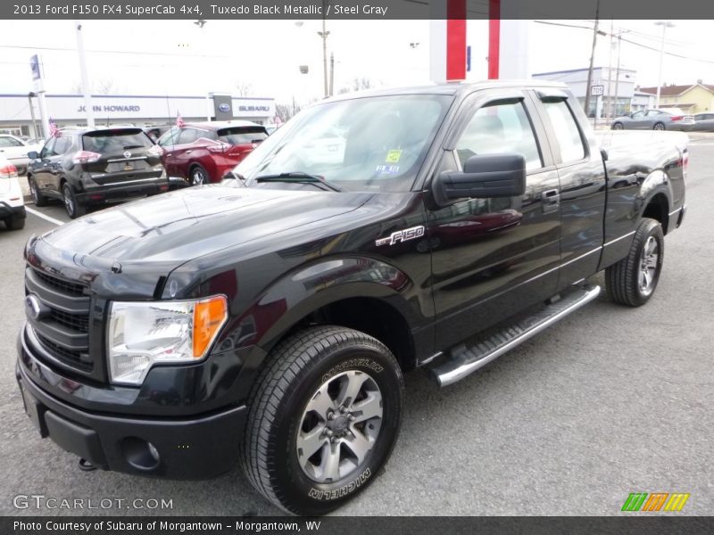 Tuxedo Black Metallic / Steel Gray 2013 Ford F150 FX4 SuperCab 4x4