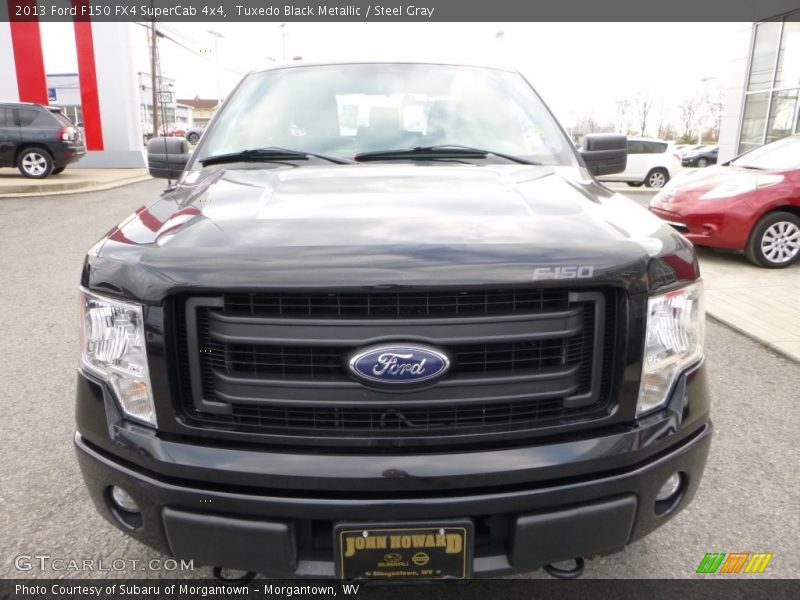 Tuxedo Black Metallic / Steel Gray 2013 Ford F150 FX4 SuperCab 4x4