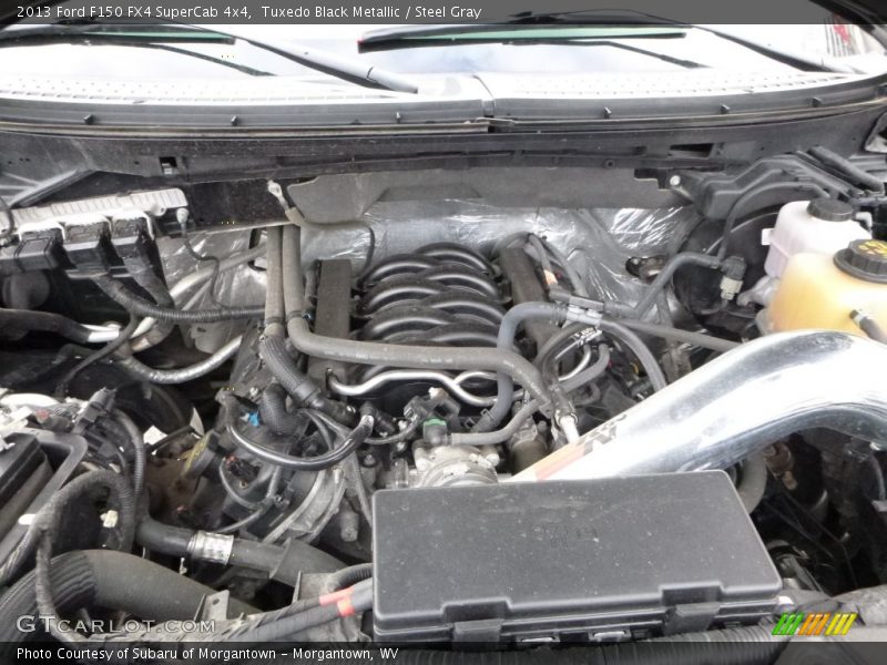 Tuxedo Black Metallic / Steel Gray 2013 Ford F150 FX4 SuperCab 4x4
