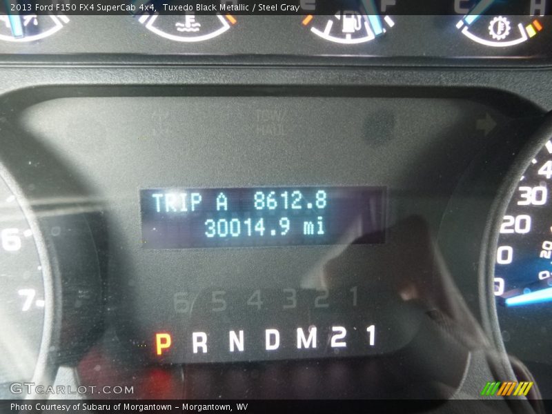 Tuxedo Black Metallic / Steel Gray 2013 Ford F150 FX4 SuperCab 4x4