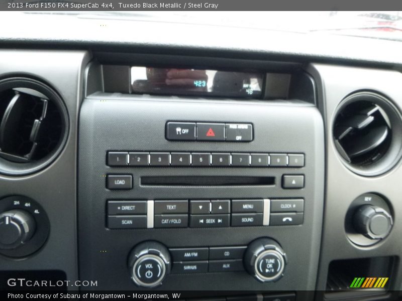 Tuxedo Black Metallic / Steel Gray 2013 Ford F150 FX4 SuperCab 4x4