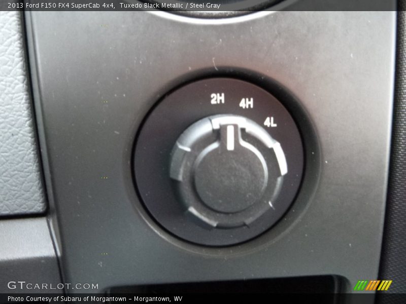 Tuxedo Black Metallic / Steel Gray 2013 Ford F150 FX4 SuperCab 4x4