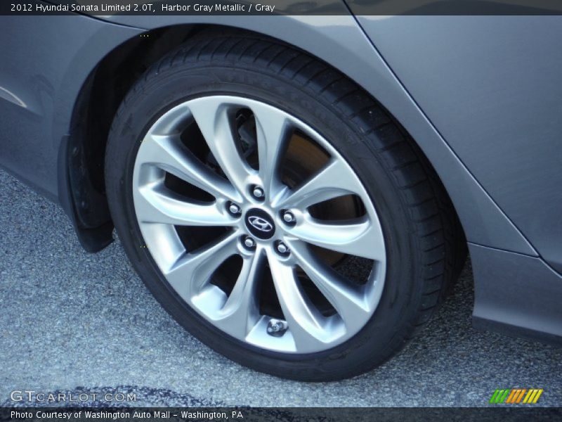 Harbor Gray Metallic / Gray 2012 Hyundai Sonata Limited 2.0T